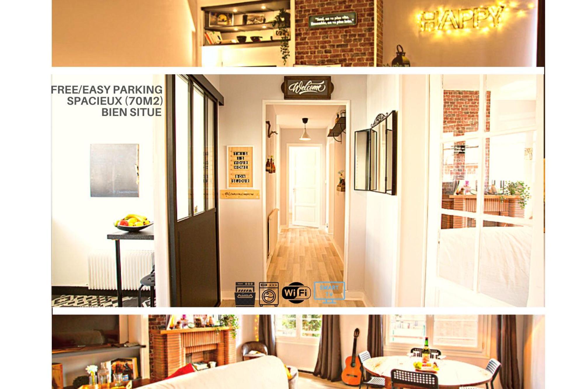 #Lindustriochampetre Free Parking, Bien Situe, Spacieux, Proche Clinique Rouen Exterior foto